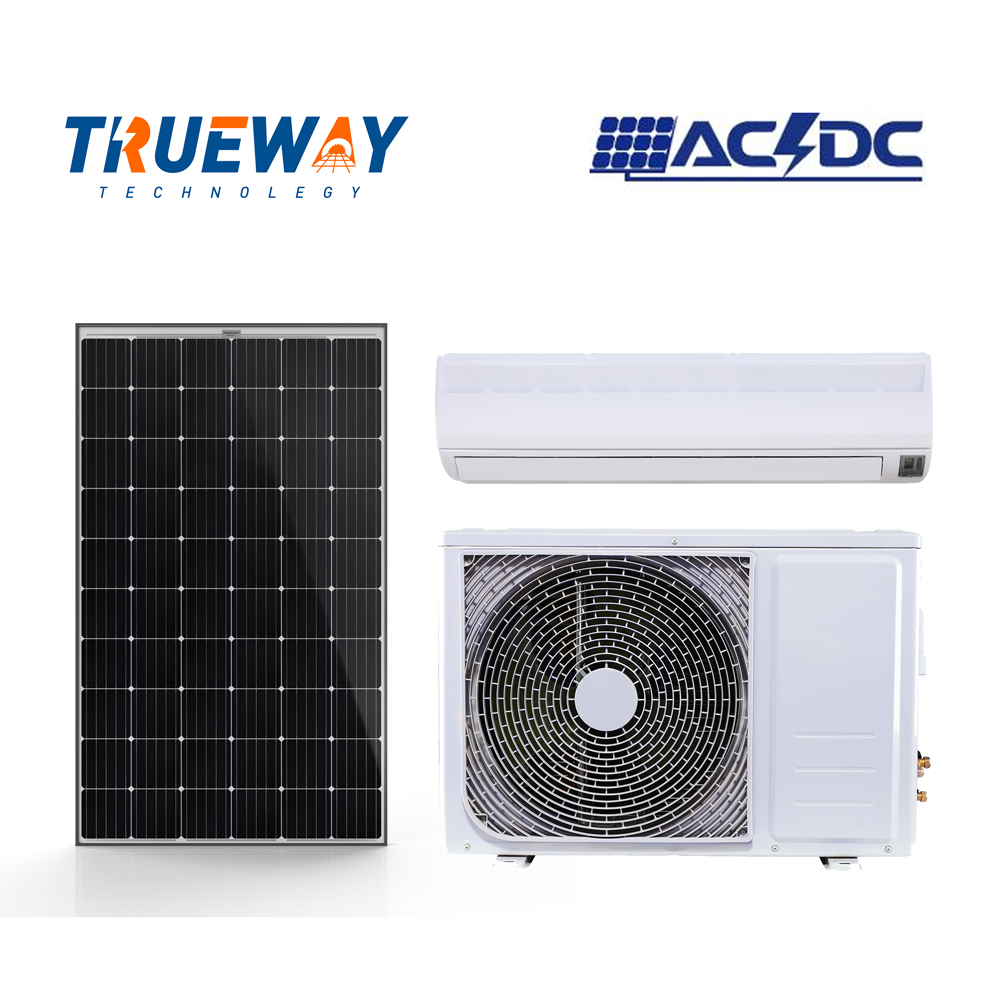 Hybrid AC/DC Solar Air Conditioner Cooler Wall Mount- TrueWay Tec